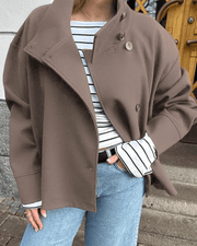 Iris | Structured Stand Collar Jacket