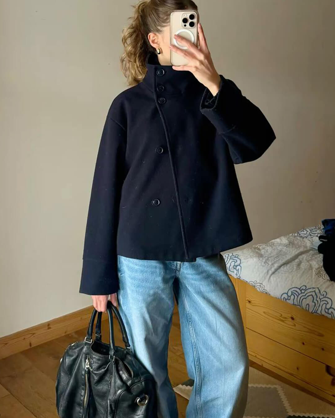 Iris | Structured Stand Collar Jacket