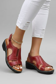 Izabella | Platform Open Toe Cutout Sandals