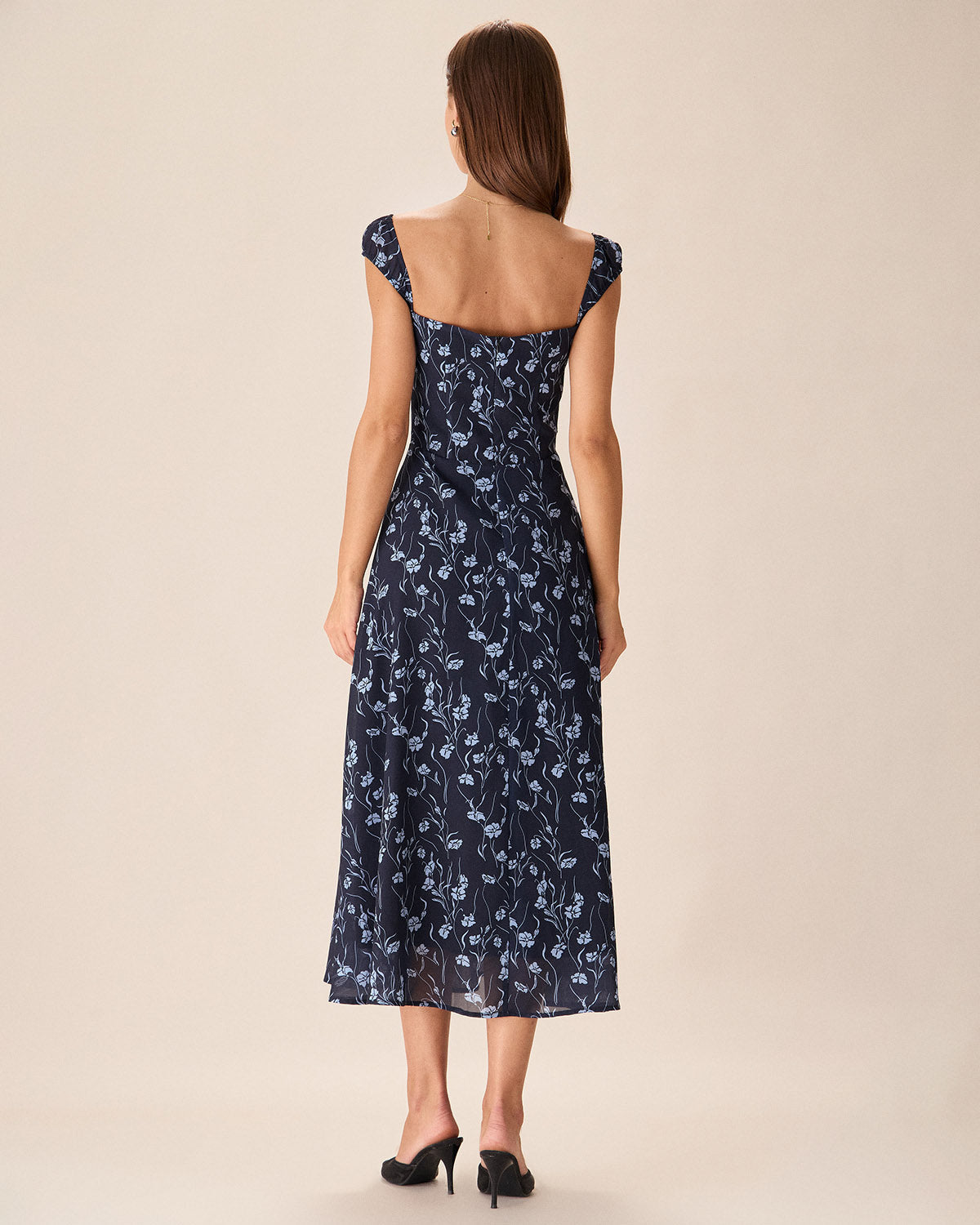 Jacinta | Fitted Sweetheart Neck Wedding Guest Midi Dress