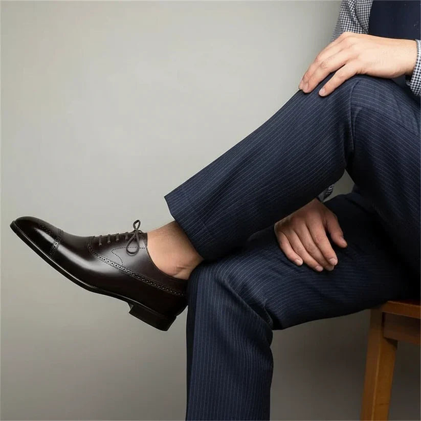 Justin | Classic Oxford Brogue Dress Shoes