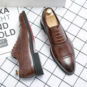 Justin | Classic Oxford Brogue Dress Shoes