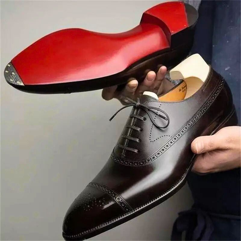 Justin | Classic Oxford Brogue Dress Shoes