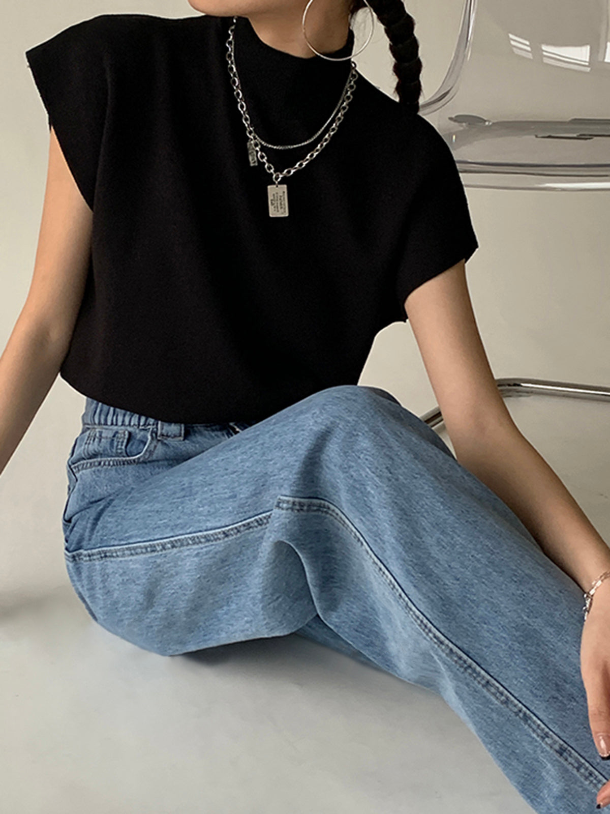 Kay | Relaxed Fit Holiday Clothes Sweater Vest