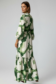 Kendall | V-Neck Long Sleeve Printed Maxi Dress