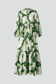 Kendall | V-Neck Long Sleeve Printed Maxi Dress