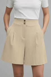 Kennedy | High Waist Wide Leg Shorts