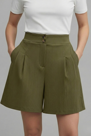 Kennedy | High Waist Wide Leg Shorts