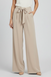 Kensington | Wide Leg Drawstring Waist Palazzo Trousers