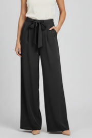 Kensington | Wide Leg Drawstring Waist Palazzo Trousers