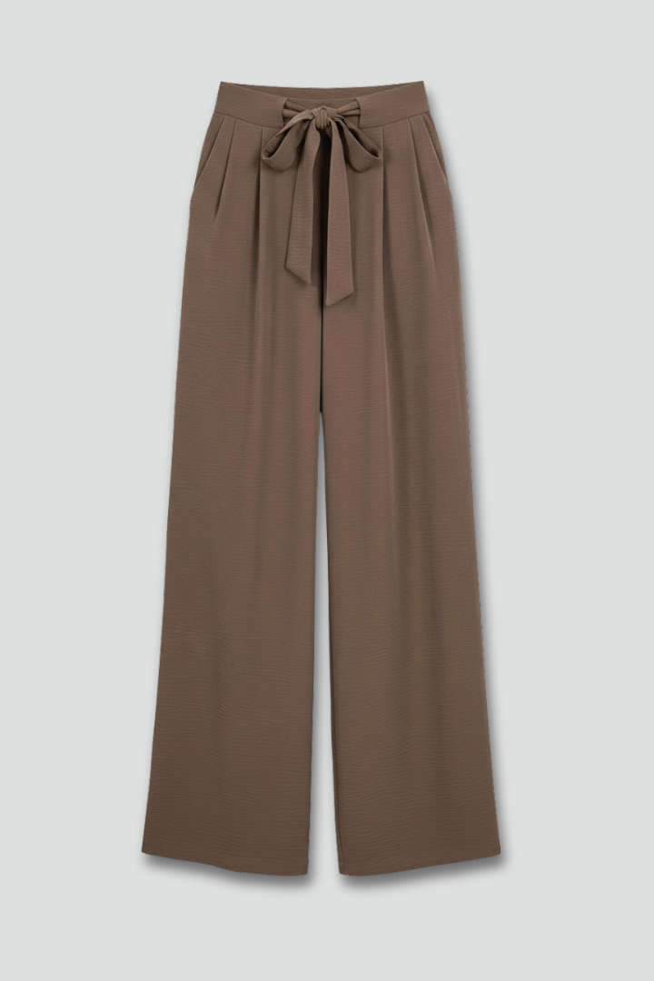 Kensington | Wide Leg Drawstring Waist Palazzo Trousers