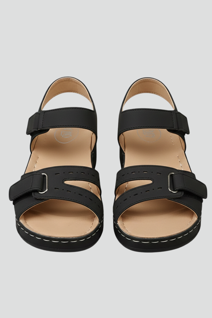 Lara | Casual Wedge Loop Strap Sandals