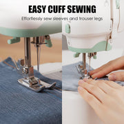 Larkspur | Compact Electric Sewing Machine with 12 Stitch Patterns for Home Sewing Projects