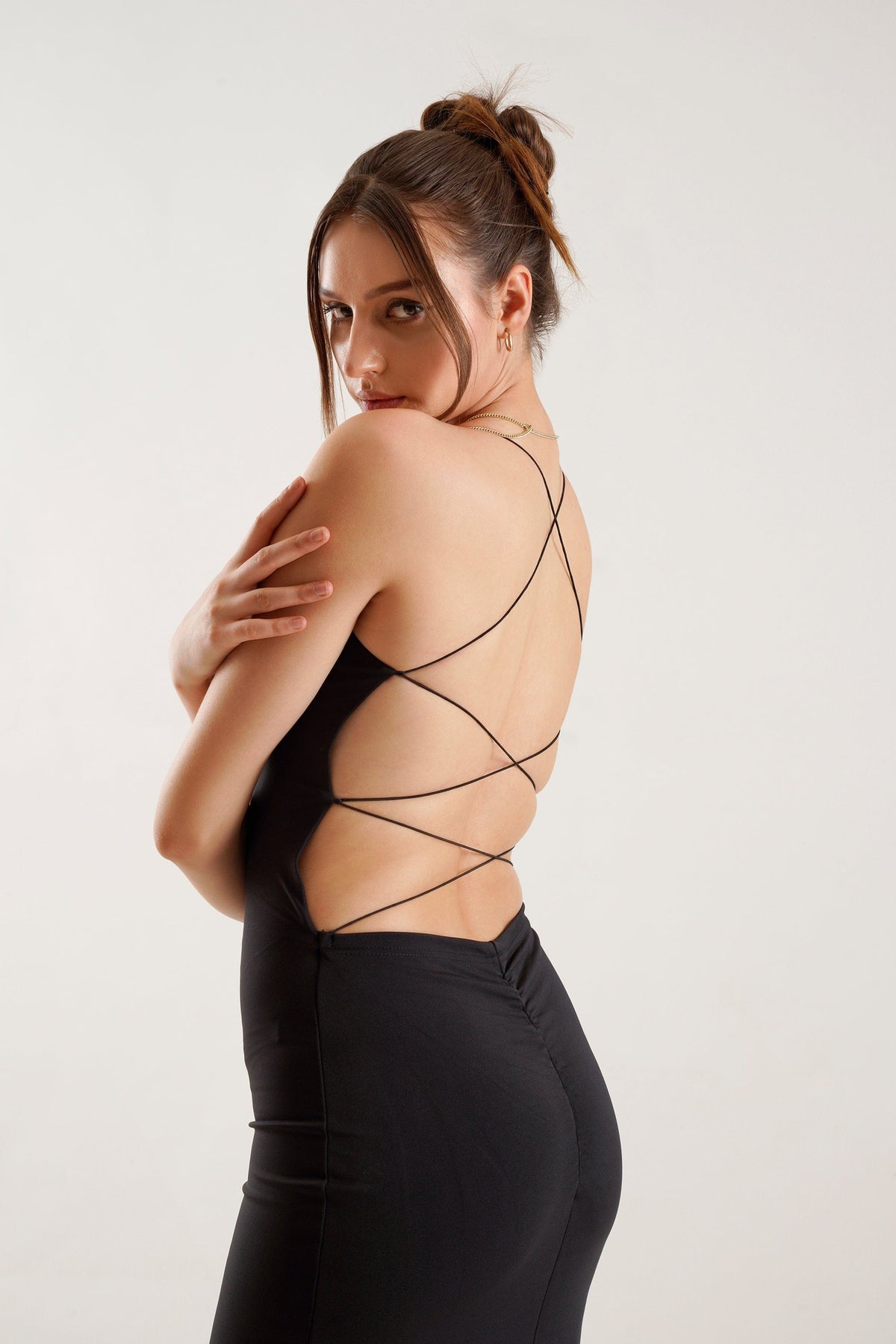 Layla | Fitted Backless Maxi Dress