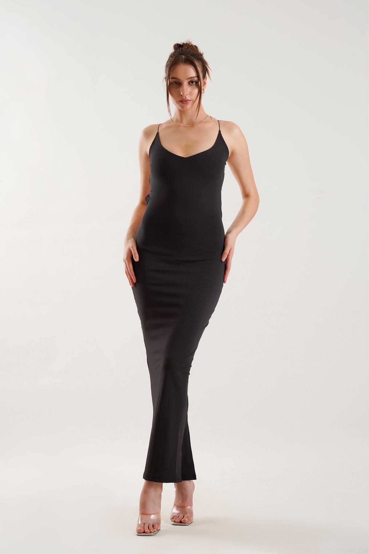 Layla | Fitted Backless Maxi Dress