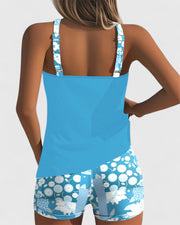 Leticia | Relaxed Fit Floral Print Tankini Top