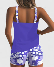 Leticia | Relaxed Fit Floral Print Tankini Top