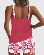 Leticia | Relaxed Fit Floral Print Tankini Top