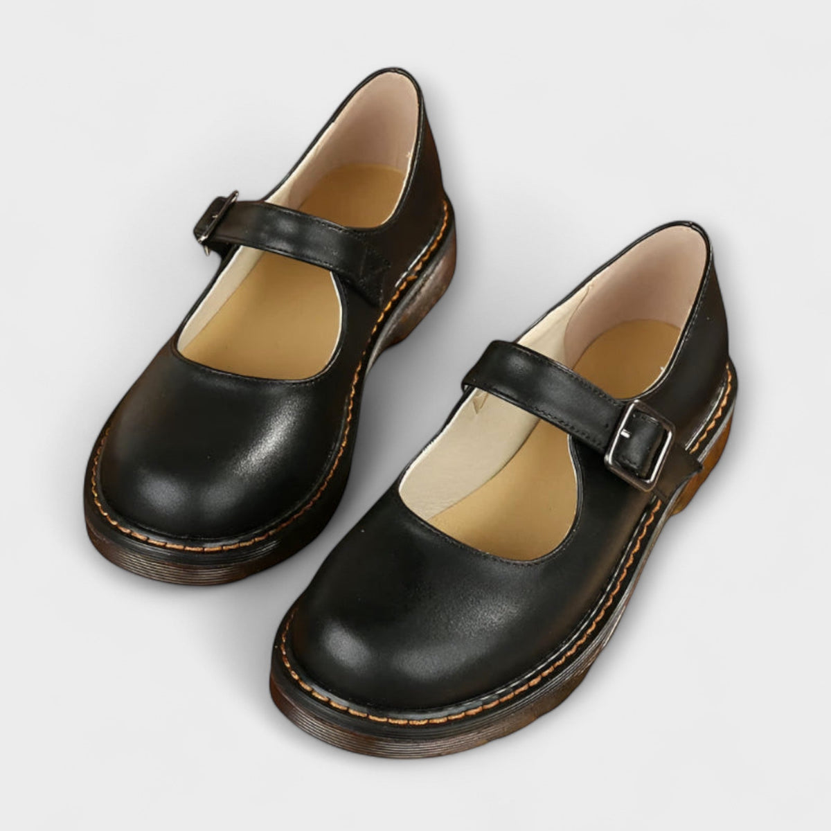 Lorelei | Classic Leather Mary Jane Flats