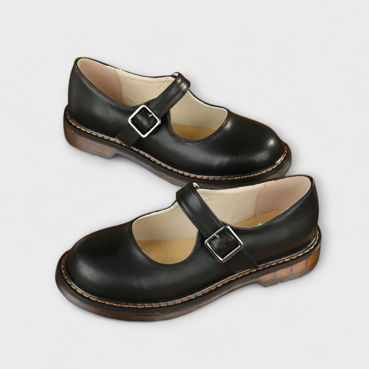 Lorelei | Classic Leather Mary Jane Flats