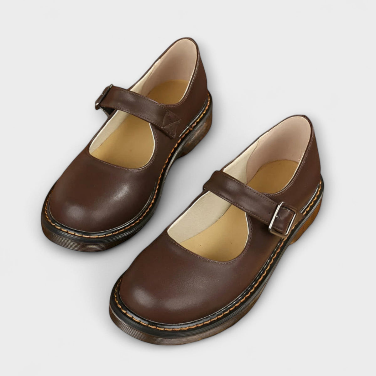 Lorelei | Classic Leather Mary Jane Flats