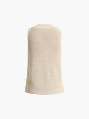 Louisa | Slim Fit Hollow Knit Festival Tank Top