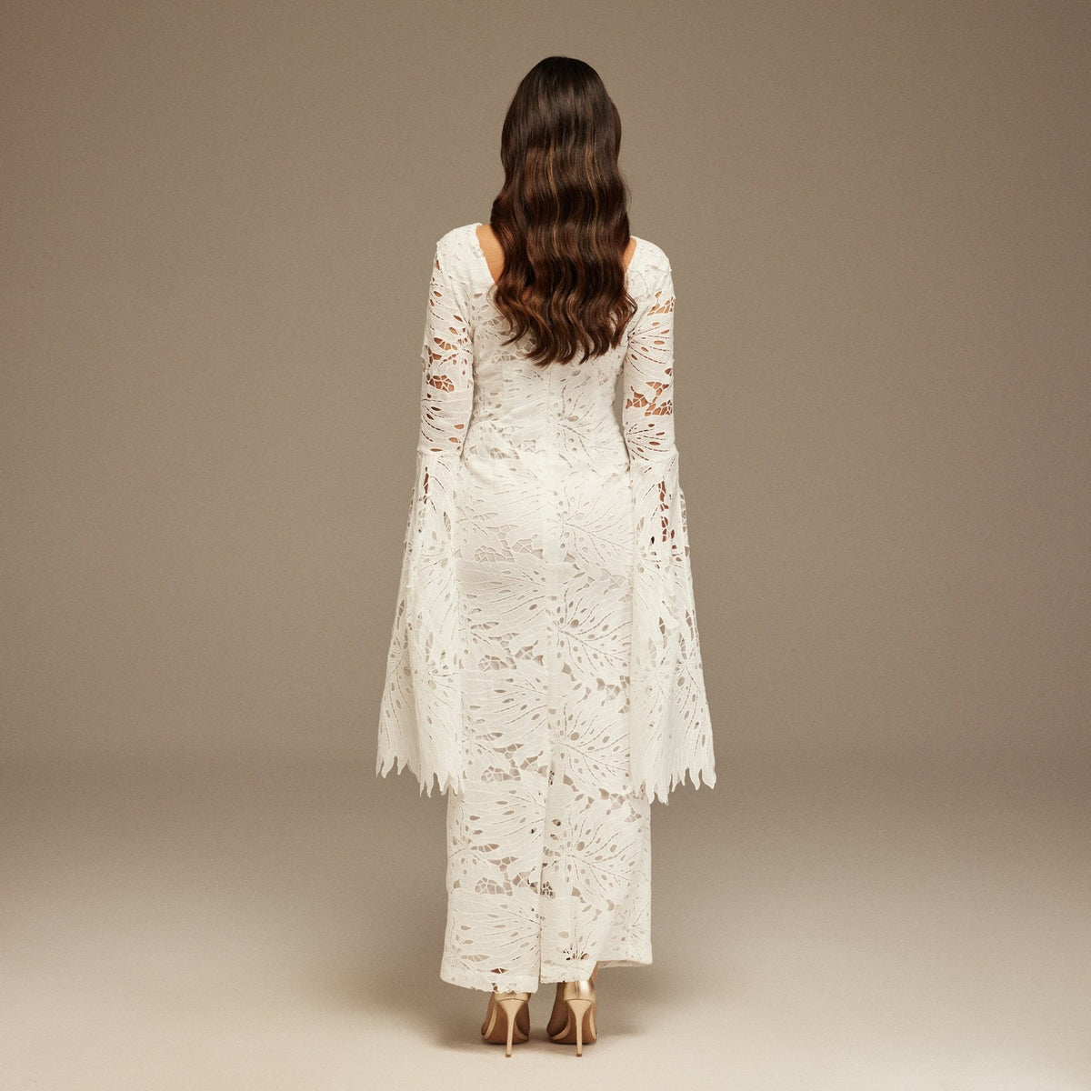 Luciana | Long Sleeve Lace Maxi Dress