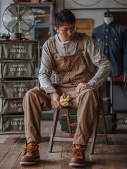 Luna | Relaxed Fit Canvas Overalls
