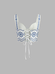 Lydia | Sleeveless Tie Back Co Ord Set Women
