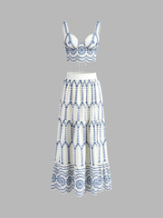Lydia | Sleeveless Tie Back Co Ord Set Women