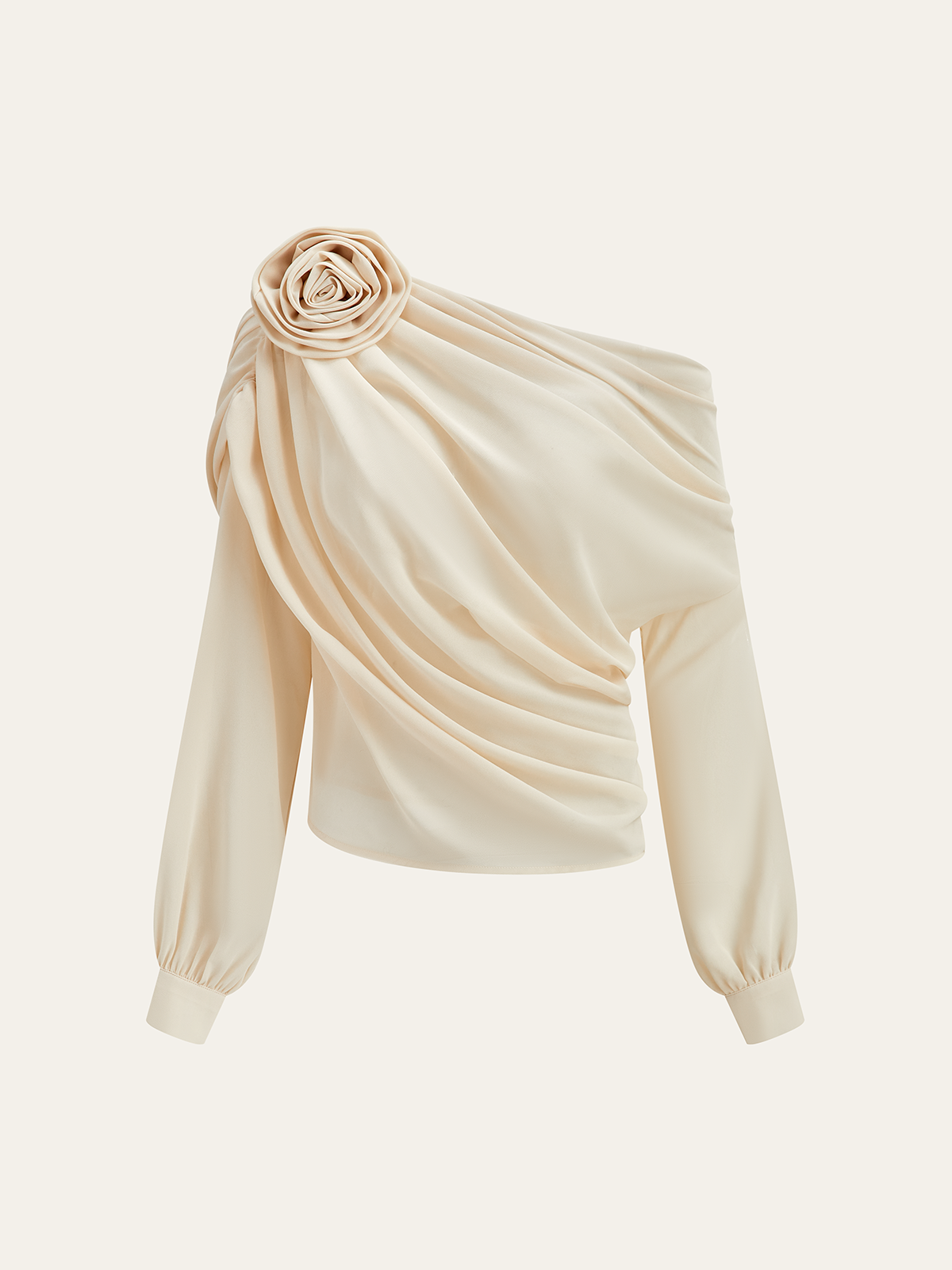 Magnolia | Asymmetrical One-Shoulder Festival Outfit Blouse