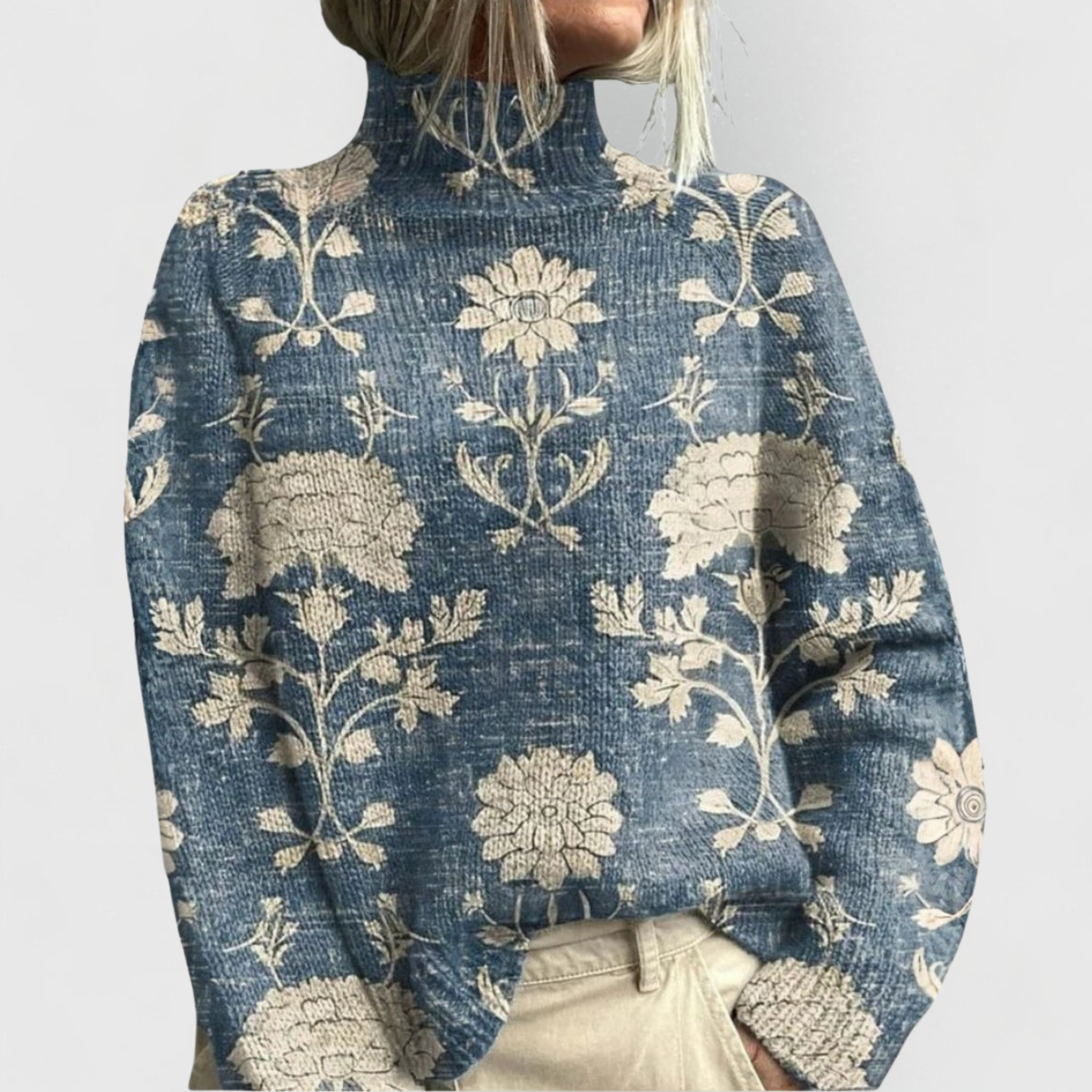 Maison | Relaxed Fit Turtleneck Sweater
