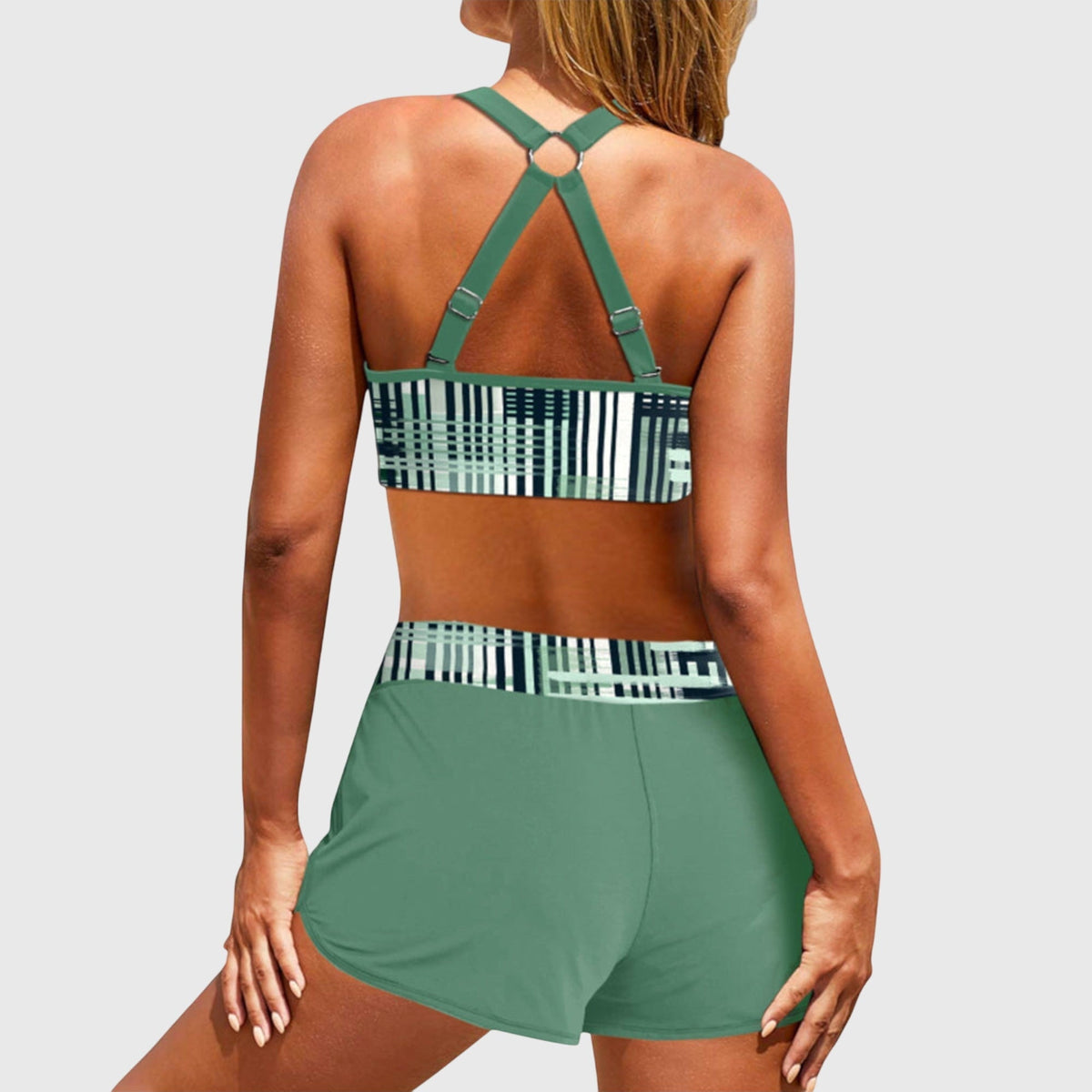 Margot | Ribbed High-Waisted Bikini Set