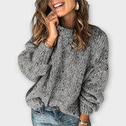 Marlene | Relaxed Fit Long Sleeve Knitted Jumper