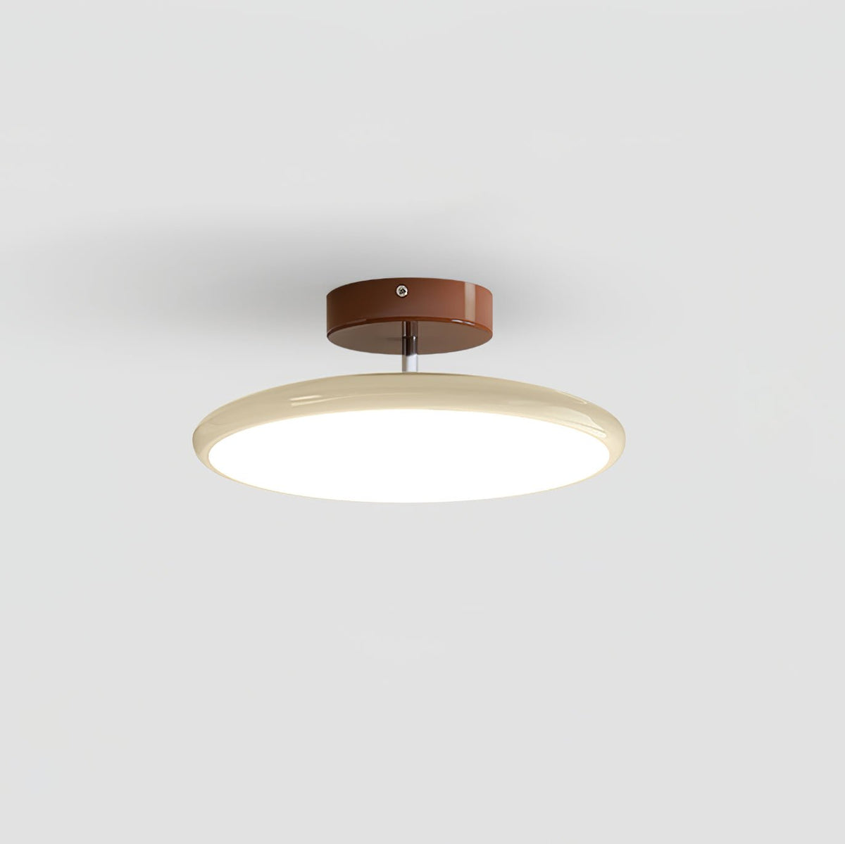 Matte Black Adjustable Ceiling Lamp with Soft Diffused Light – Ideal for Living Room or Bedroom