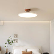 Matte Black Adjustable Ceiling Lamp with Soft Diffused Light – Ideal for Living Room or Bedroom