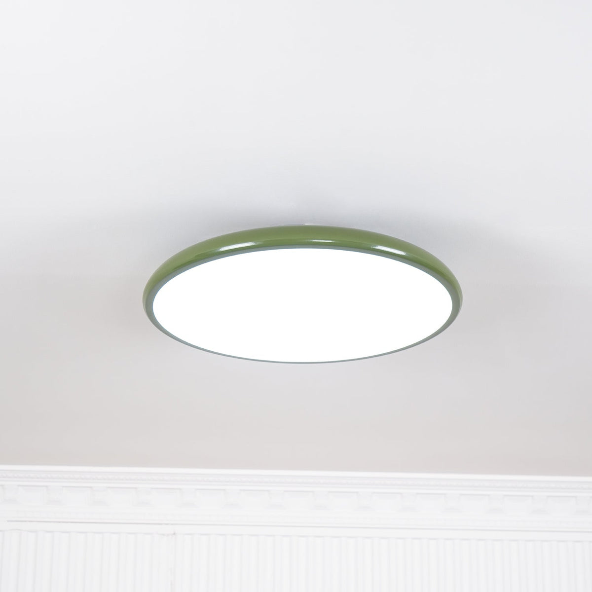 Matte Black Adjustable Ceiling Lamp with Soft Diffused Light – Ideal for Living Room or Bedroom