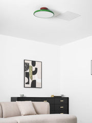 Matte Black Adjustable Ceiling Lamp with Soft Diffused Light – Ideal for Living Room or Bedroom