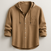 Matteo | Slim Fit Hooded Men's T-Shirt