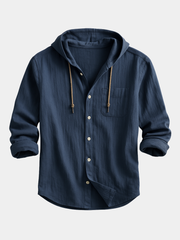 Matteo | Slim Fit Hooded Men's T-Shirt