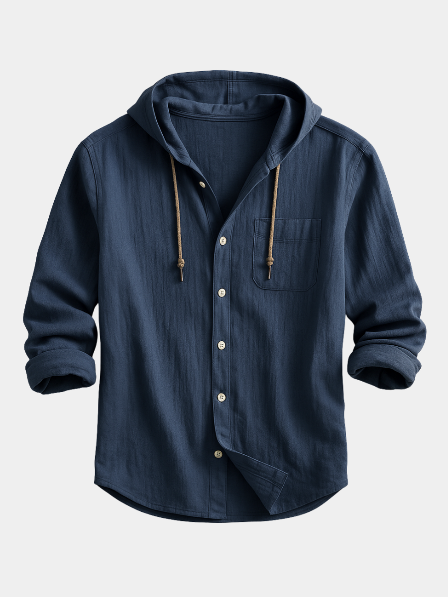 Matteo | Slim Fit Hooded Men's T-Shirt