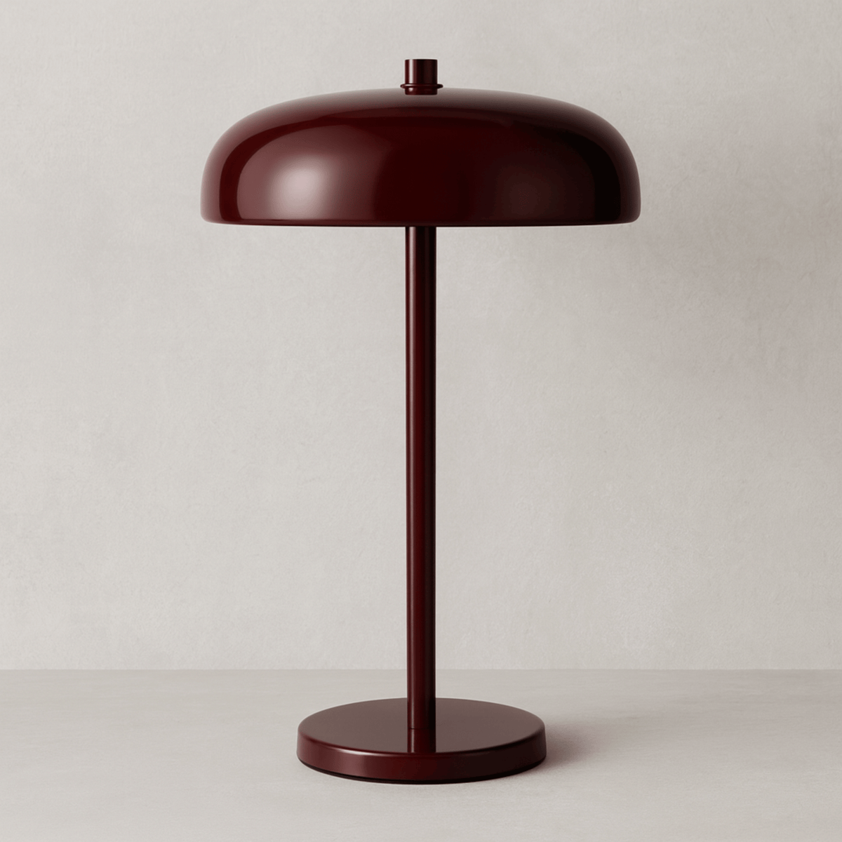Metal Dome Table Lamp with LED Touch Control – Ideal for Bedroom or Office