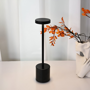 Metal Retro Table Lamp with Wireless Rechargeable Battery – Ideal for Living Room or Bedroom