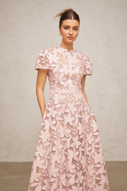 Milena | Flared Fit Guipure Lace Wedding Guest Dress