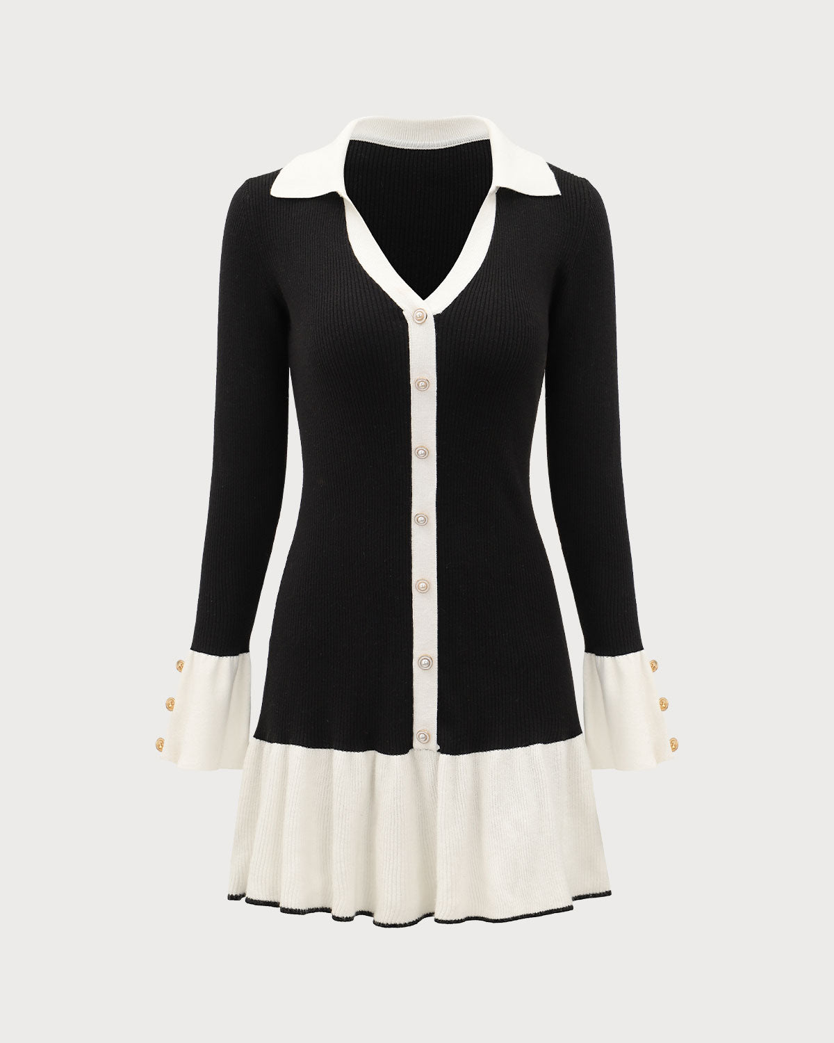 Millicent | Fitted Bell Sleeve Mini Dress Concert Outfit