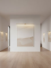 Minimalist Metal Rechargeable Wall Lamp with Linear Light – Ideal for Bedroom or Hallway