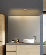 Minimalist Metal Rechargeable Wall Lamp with Linear Light – Ideal for Bedroom or Hallway