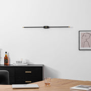 Minimalist Metal Rechargeable Wall Lamp with Linear Light – Ideal for Bedroom or Hallway