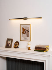 Minimalist Metal Rechargeable Wall Lamp with Linear Light – Ideal for Bedroom or Hallway