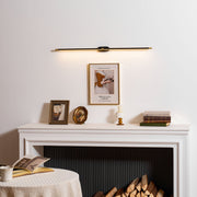 Minimalist Metal Rechargeable Wall Lamp with Linear Light – Ideal for Bedroom or Hallway